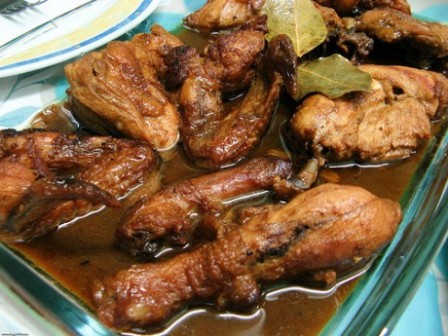 Picture of Filipino chicken adobo.